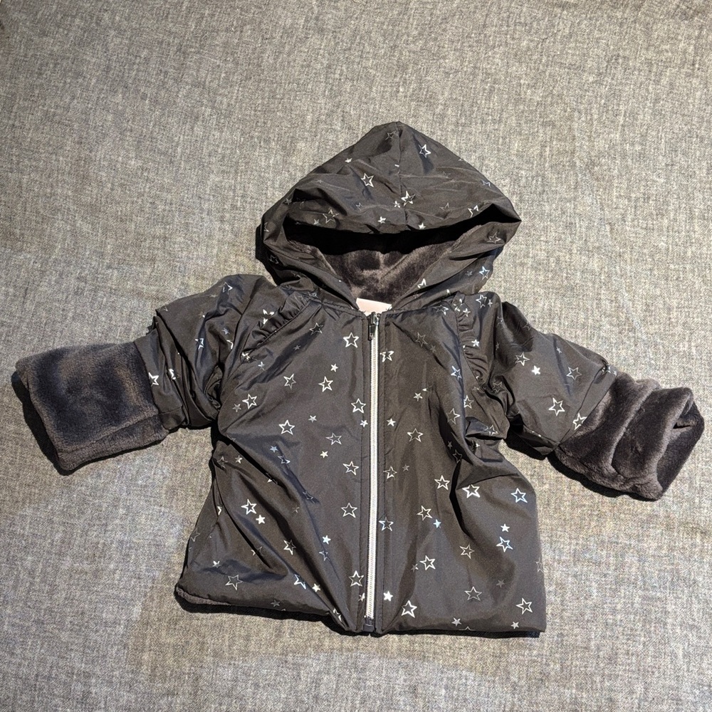 Penelope Mack Starry Black Puffer Jacket